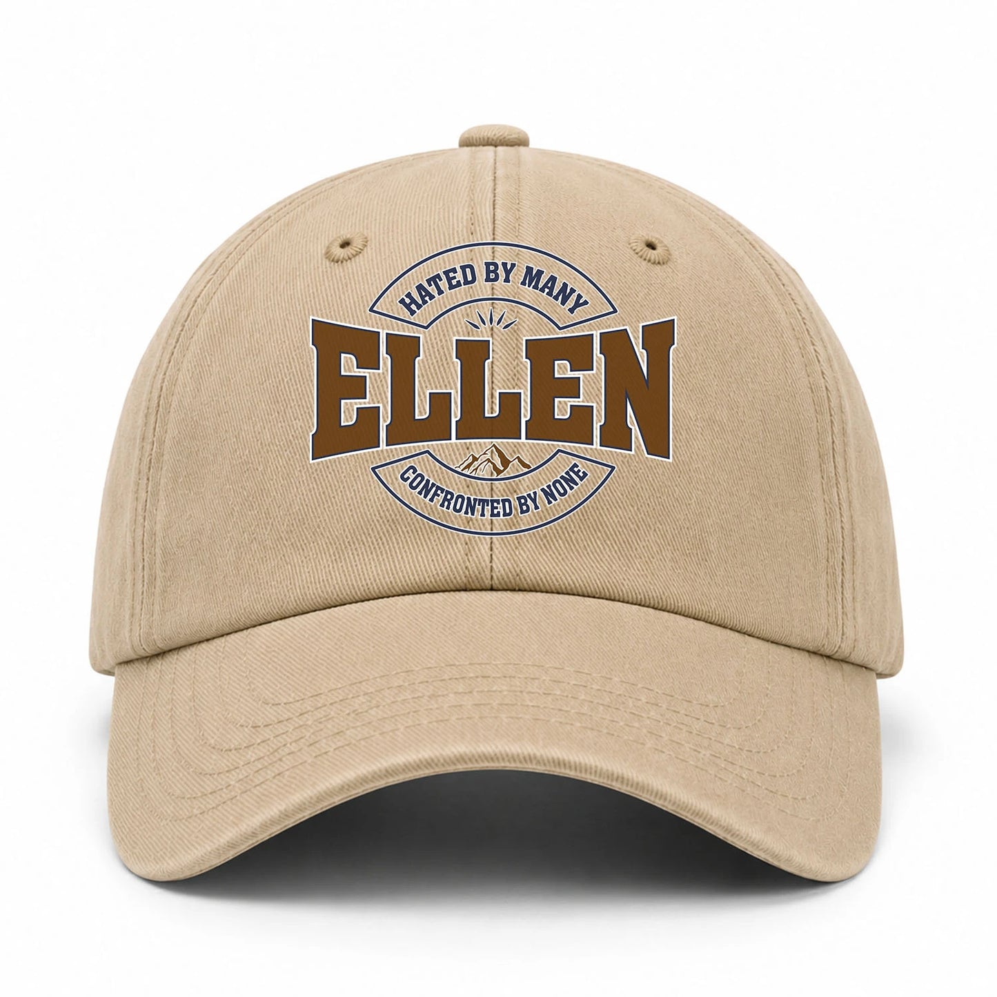 Hated By Many Confronted By None Washed Cap ELLEN 13K1 C36PF