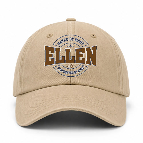 Hated By Many Confronted By None Washed Cap ELLEN 13K1 C36PF
