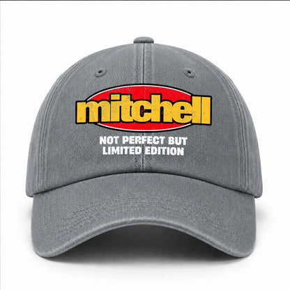 Your Name Not Perfect But Limited Edition Red Logo Washed Cap MITCHELL 13K1 C84PF
