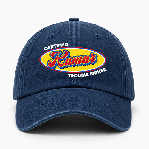 Certified Your Name Trouble Maker Washed Cap KUMAR 13K1 C73PF