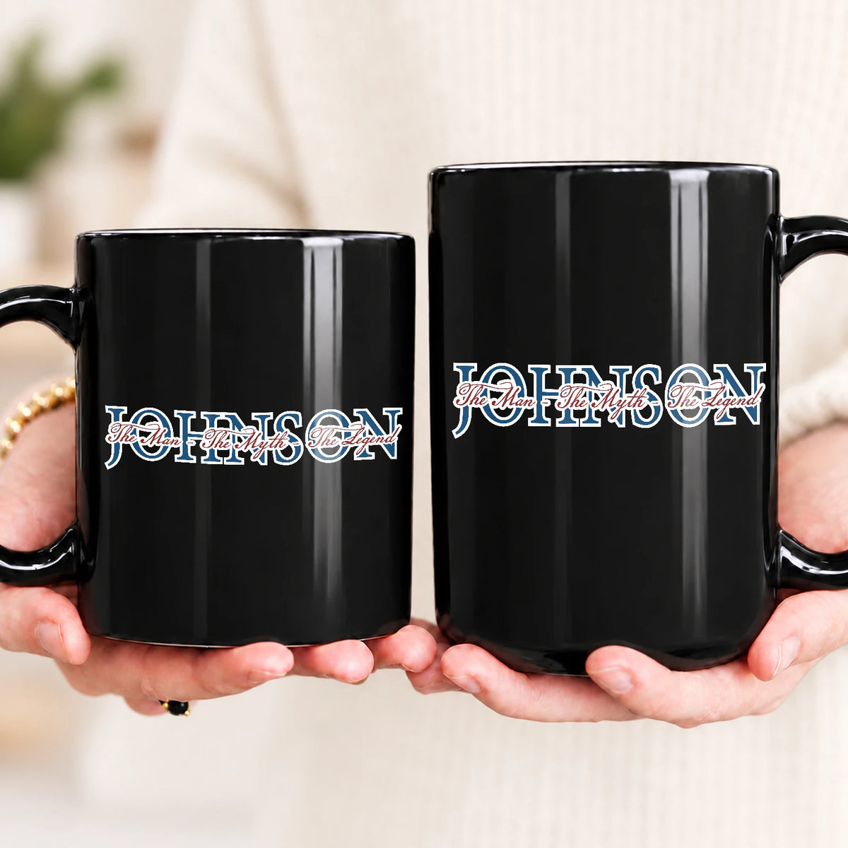 The Man The Myth The Legend With Your Name Mug JOHNSON 13K1 MG21