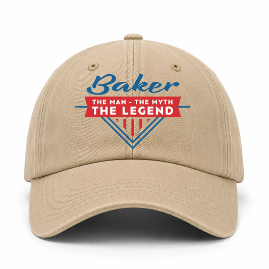 The Man The Myth The Legend Logo Washed Cap BAKER 13K1 C37PF