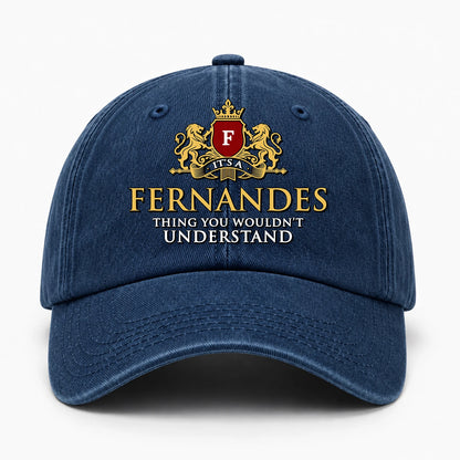 It's A Your Name Thing You Wouldn't Understand Royal Blue Washed Cap FERNANDES 13K1 C184PF