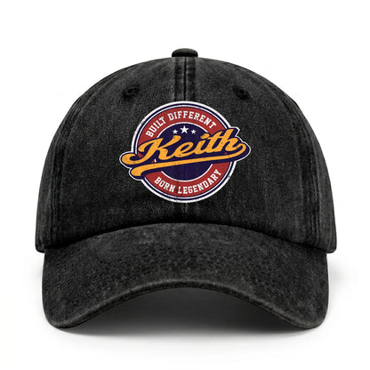 Built Different Born Legendary Logo Washed Cap KEITH 13K1 C65PF