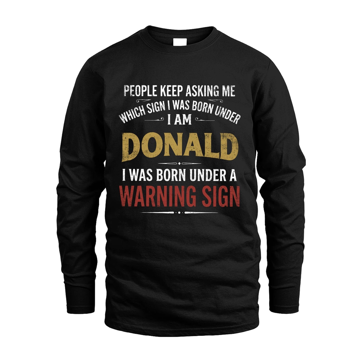 DONALD 13K1-562 People Keep Asking Me ...