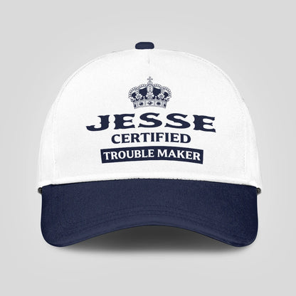 Certified Your Name Trouble Maker Washed Cap JESSE 13K1 C148PF