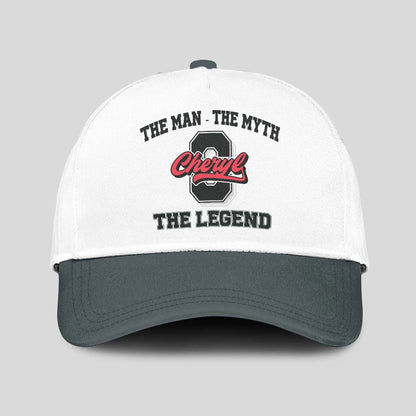 The Man The Myth The Legend Custom Initial Letter And Name Cap CHERYL 13K1 C38PF