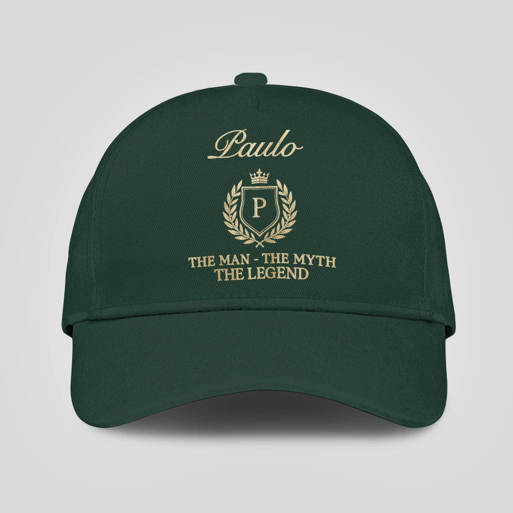 The Man The Myth The Legend Crest Forest Green Cap PAULO 13K1 C159PF