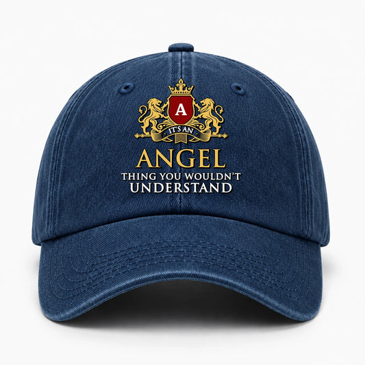It's A Your Name Thing You Wouldn't Understand Royal Blue Washed Cap ANGEL 13K1 C184PF