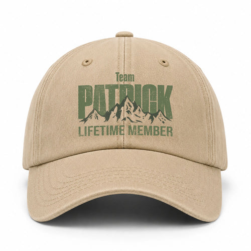 Team Your Name Lifetime Member Mountain Cap PATRICK 13K1 C58PF