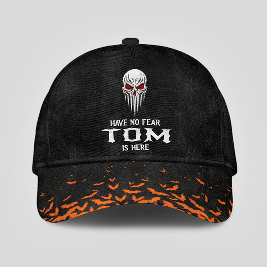 The Horrors Persist But So Does Your Name Skull Halloween Cap TOM 13K1 C125PF