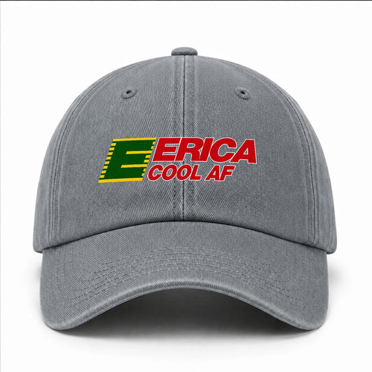 Your Name Cool Af Funny Washed Cap ERICA 13K1 C85PF