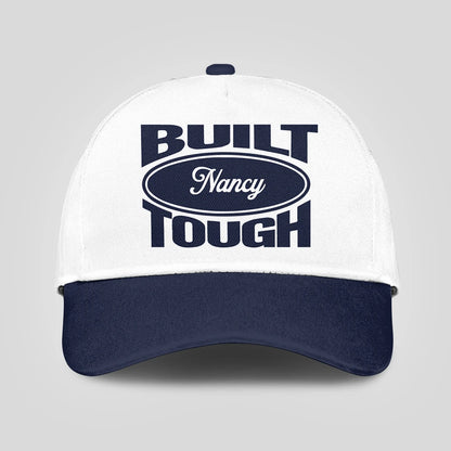 Built Your Name Tough Slogan Blue And White Cap NANCY 13K1 C95PF