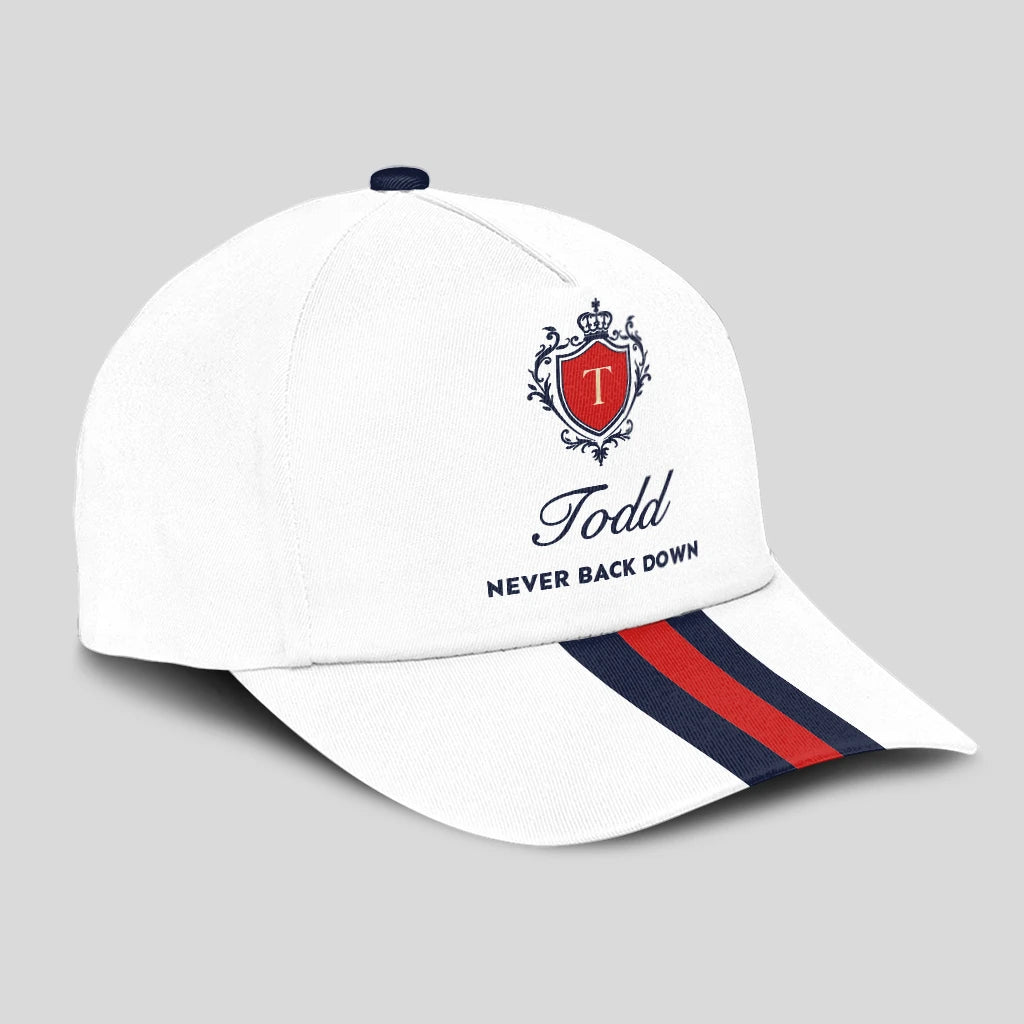 Never Back Down Stripped Cap TODD 13K1 C86PF