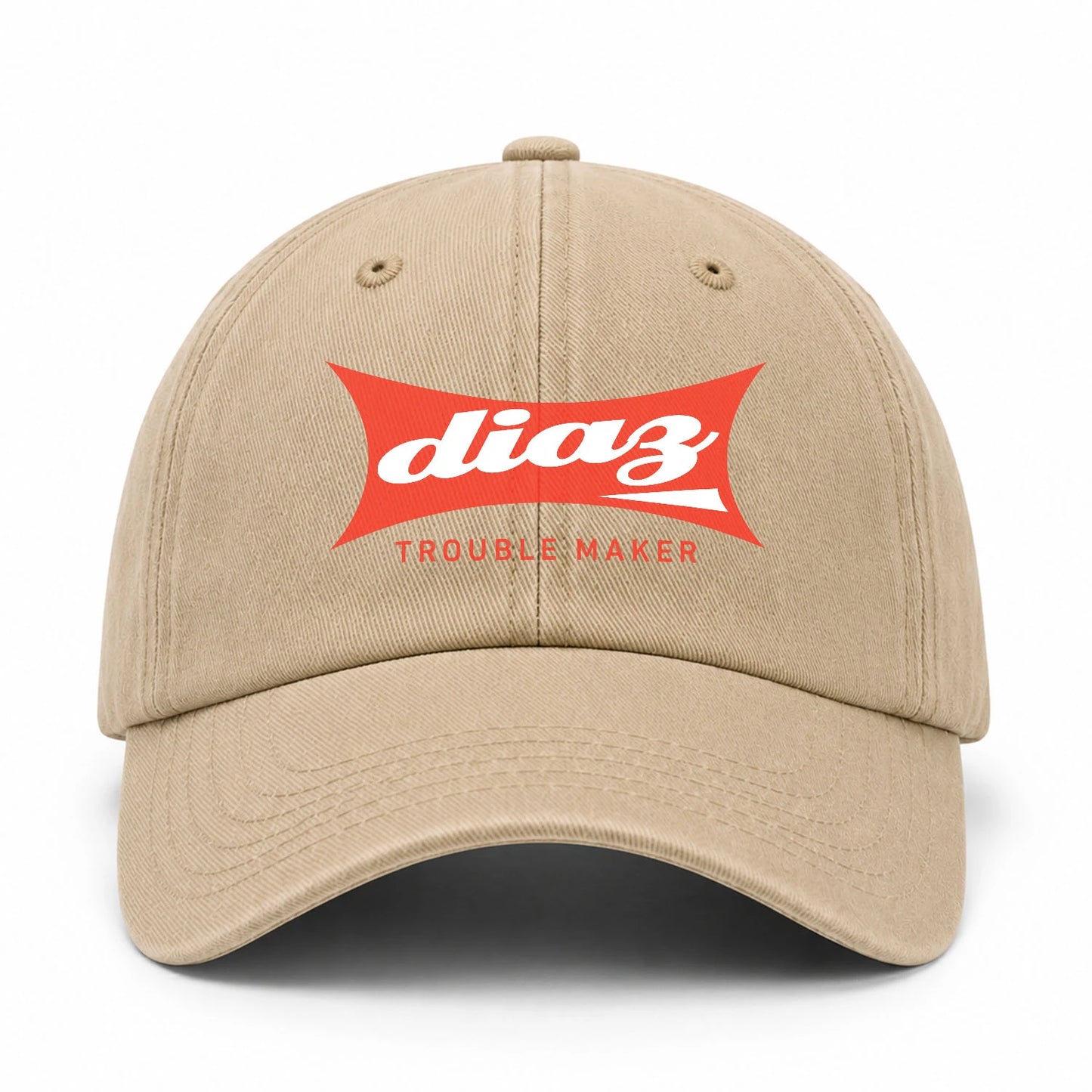 Trouble Maker Red Logo Washed Cap DIAZ 13K1 C78PF