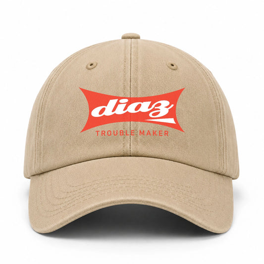 Trouble Maker Red Logo Washed Cap DIAZ 13K1 C78PF