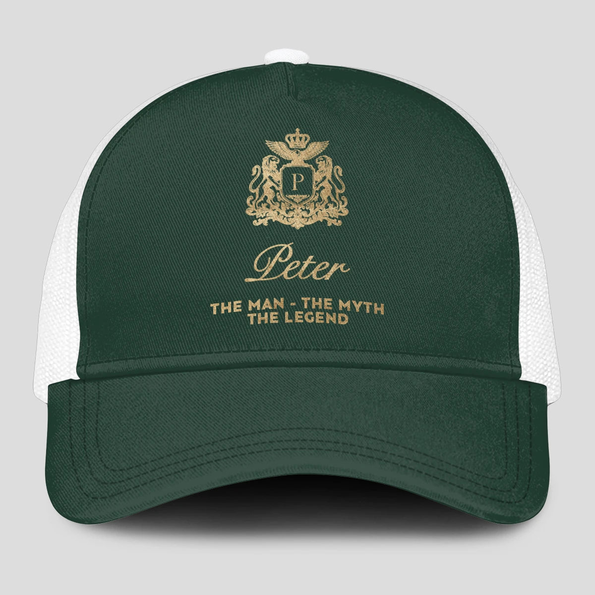 The Man The Myth The Legend Sage Green Mesh Cap PETER 13K1 C192PF
