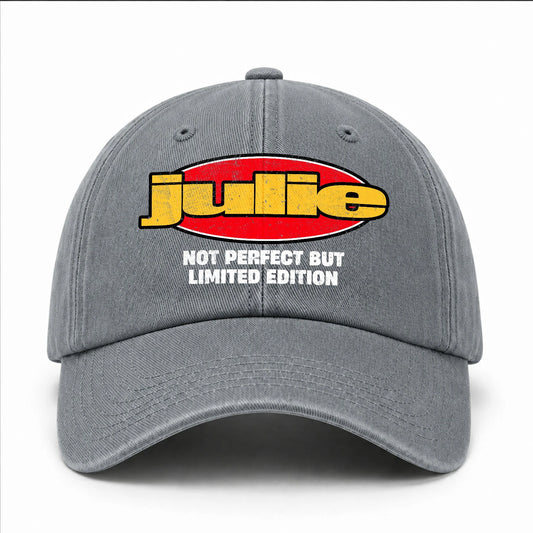 Your Name Not Perfect But Limited Edition Red Logo Washed Cap JULIE 13K1 C84PF