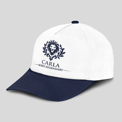 Born legendary lion blue and white baseball cap CARLA 13K1 C185PF