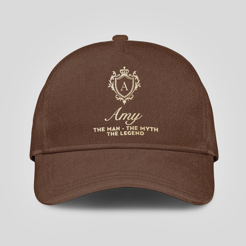 The Man The Myth The Legend Golden Brown Cap AMY 13K1 C142PF