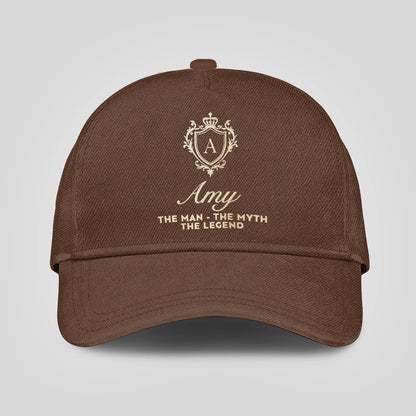 The Man The Myth The Legend Golden Brown Cap AMY 13K1 C142PF