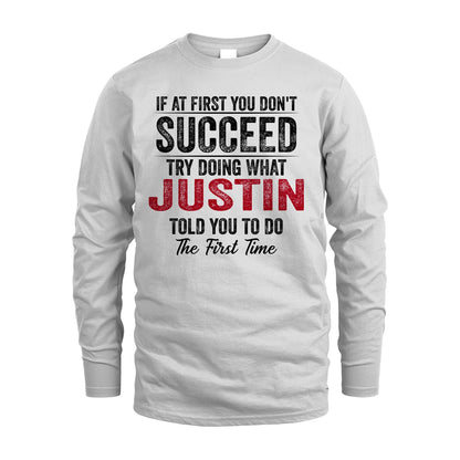 JUSTIN 13K1-357 If At First You Don't Succeed...