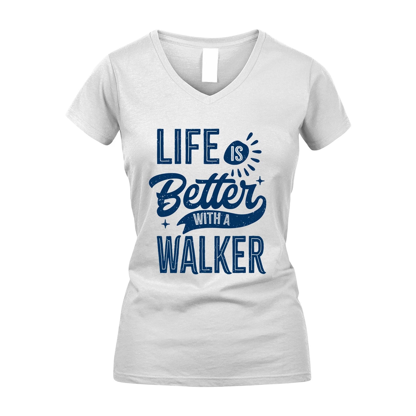 WALKER 13K1-116 Personalized Name Quote T-Shirt Life Is Better With Unisex Gift