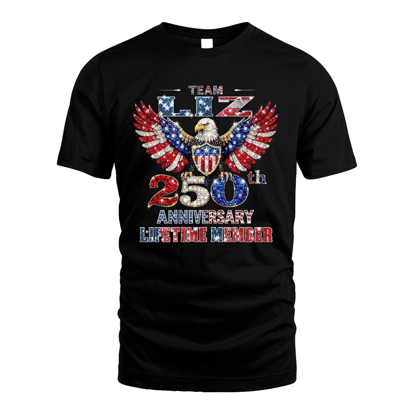 LISA 13K1-523 Personalized "Team...Lifetime Member" America 250 Design