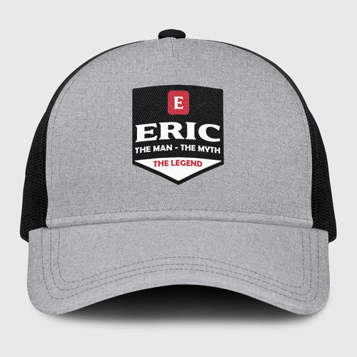 The Man The Myth The Legend Gray Mesh Cap ERIC 13K1 C189PF