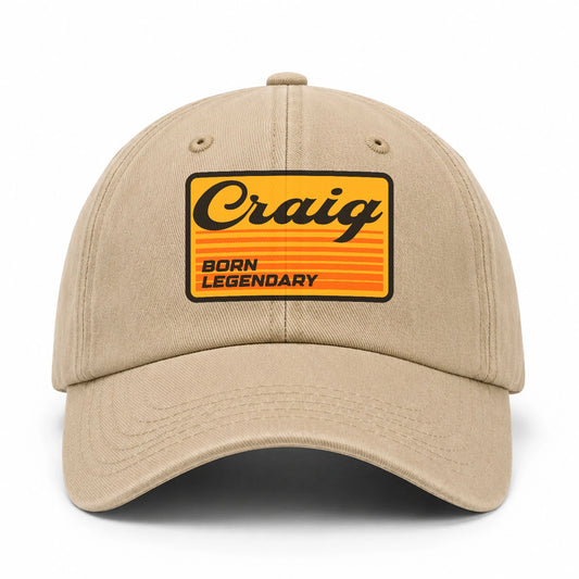 Born Legendary Vintage Washed Cap CRAIG 13K1 C64PF