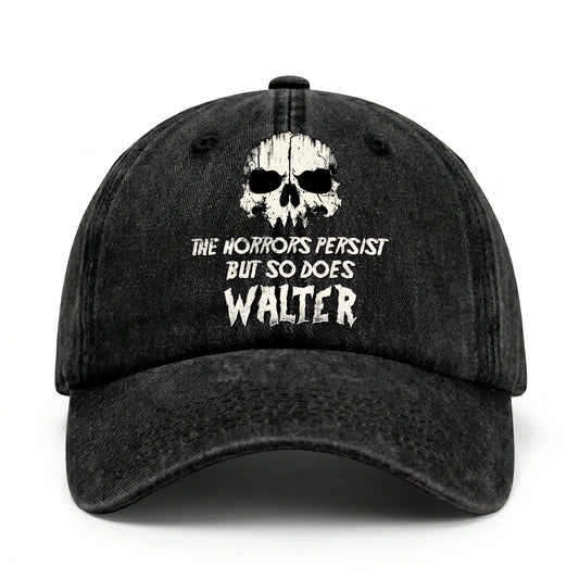 The Horrors Persist But So Does Your Name Cool Skull Washed Cap WALTER 13K1 C134PF