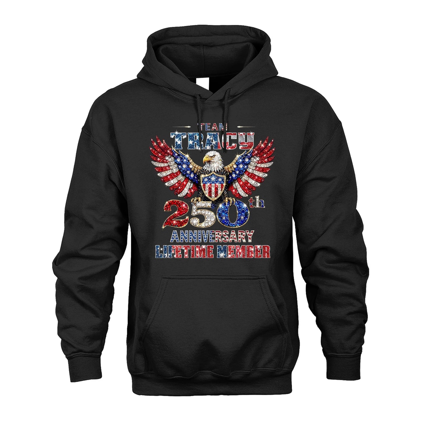 TRACY 13K1-523 Personalized "Team...Lifetime Member" America 250 Design