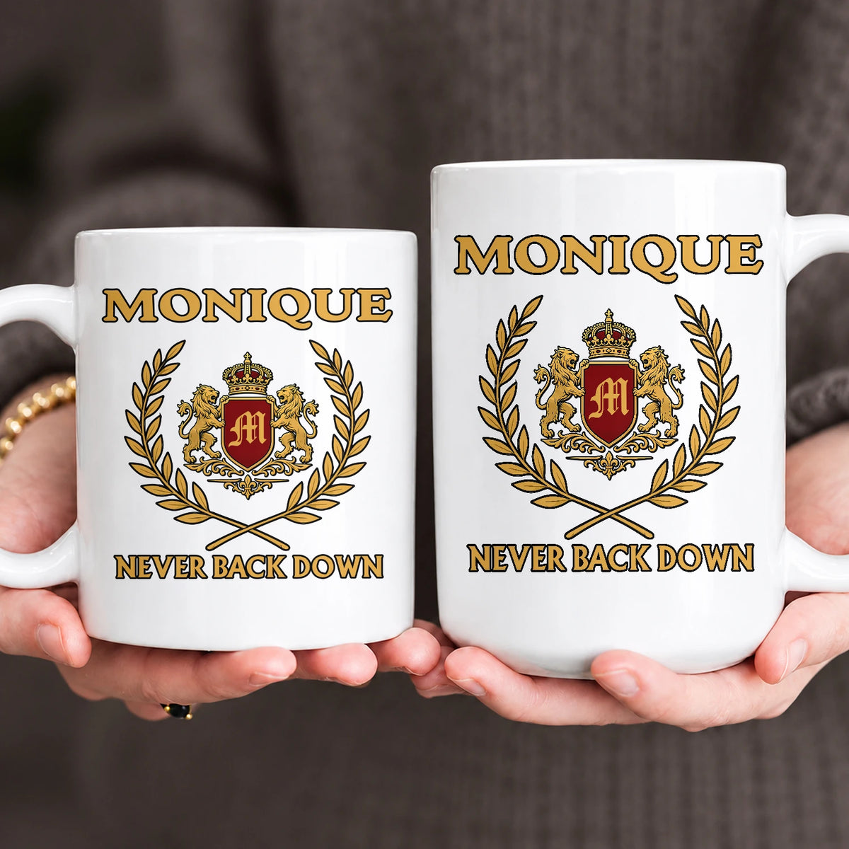 Never Back Down Royal Mug MONIQUE 13K1 MG22