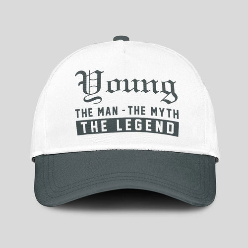 The Man The Myth The Legend Luxury Cap YOUNG 13K1 C39PF