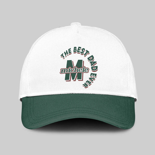 The Best Dad Ever Custom Name Cap MICHELE 13K1 C35PF