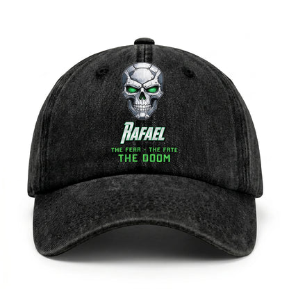 The Fear The Fate The Doom Skull Washed Cap RAFAEL 13K1 C99PF