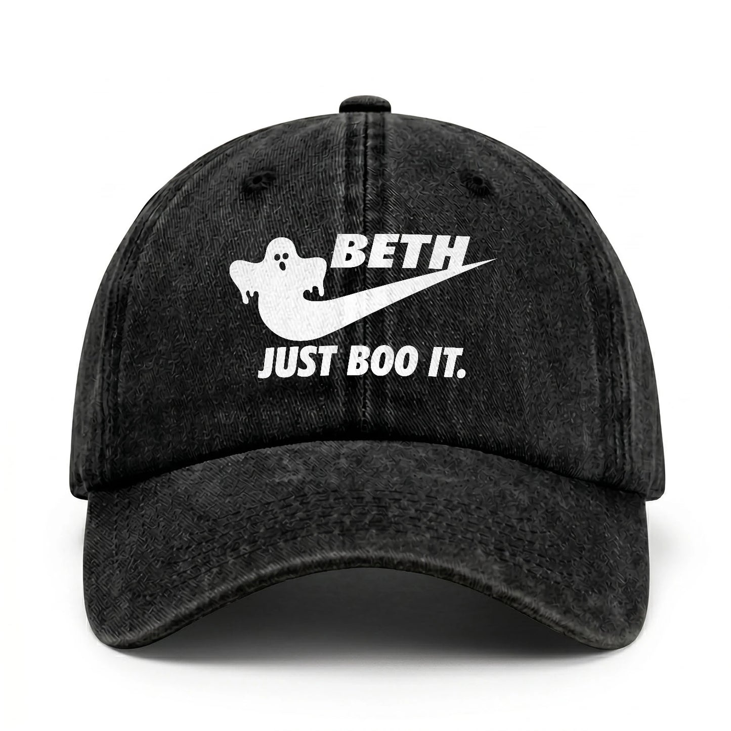 Just Boo It Halloween Washed Cap BETH 13K1 C83PF