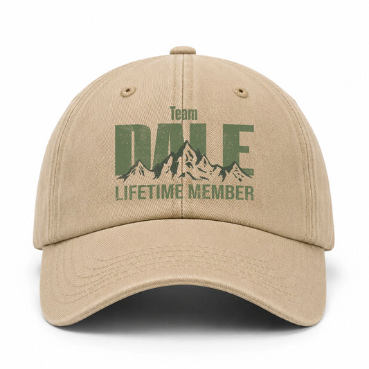 Team Your Name Lifetime Member Mountain Cap DALE 13K1 C58PF