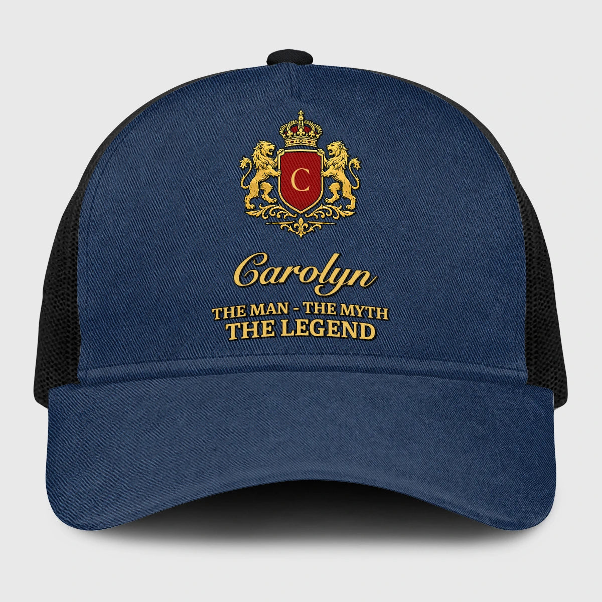 The Man The Myth The Legend Royal Blue Mesh Cap CAROLYN 13K1 C187PF