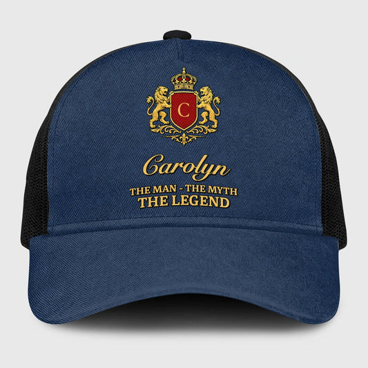 The Man The Myth The Legend Royal Blue Mesh Cap CAROLYN 13K1 C187PF