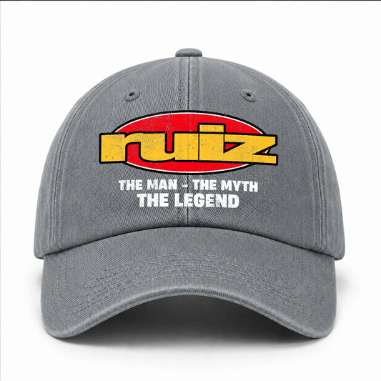 The Man The Myth The Legend Vintage Logo Washed Cap RUIZ 13K1 C162PF