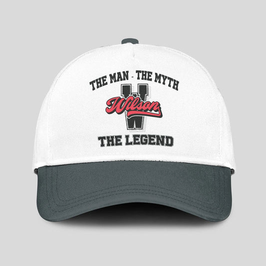 The Man The Myth The Legend Custom Initial Letter And Name Cap WILSON 13K1 C38PF