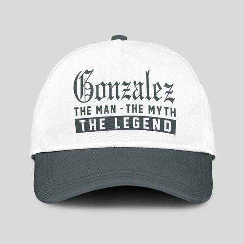 The Man The Myth The Legend Luxury Cap GONZALEZ 13K1 C39PF