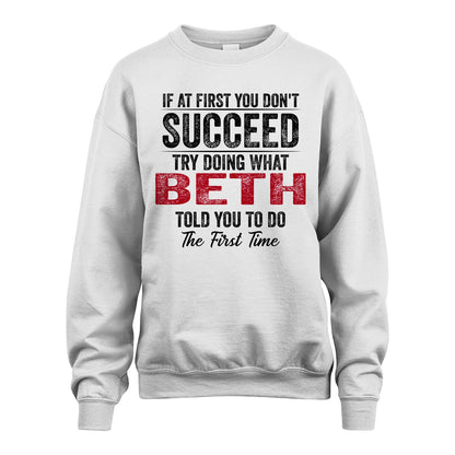 BETH 13K1-357 If At First You Don't Succeed...