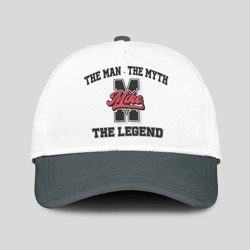 The Man The Myth The Legend Custom Initial Letter And Name Cap MIKE 13K1 C38PF