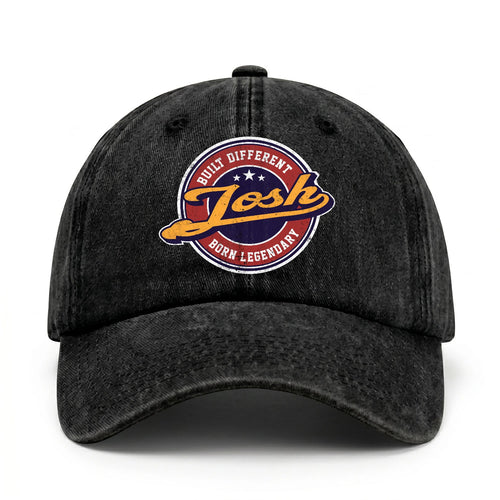 Built Different Born Legendary Logo Washed Cap JOSH 13K1 C65PF