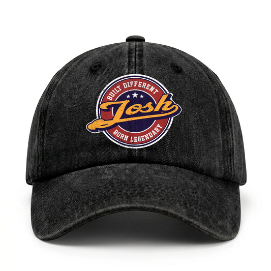 Built Different Born Legendary Logo Washed Cap JOSH 13K1 C65PF