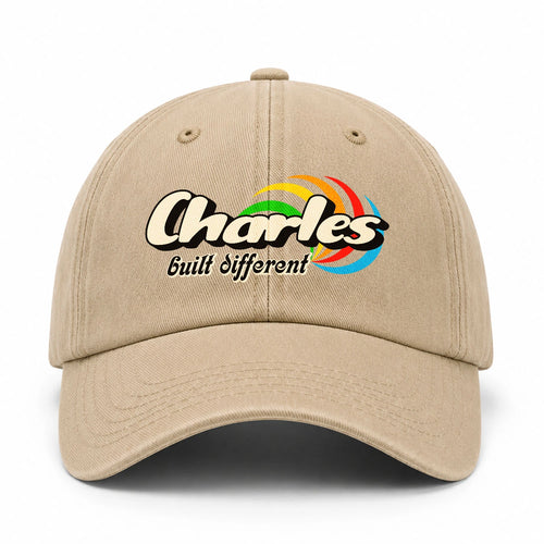 Your Name Built Different Retro Washed Cap CHARLES 13K1 C55PF