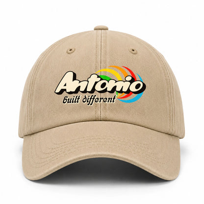 Your Name Built Different Retro Washed Cap ANTONIO 13K1 C55PF