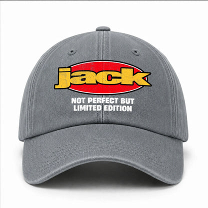 Your Name Not Perfect But Limited Edition Red Logo Washed Cap JACK 13K1 C84PF